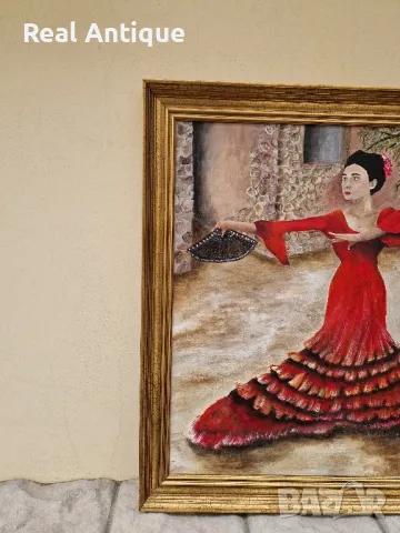 Красива майсторска картина масло върху платно авторска , снимка 7 - Картини - 49683416