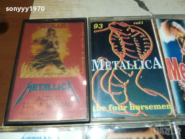 METALLICA ЛОТ 12 КАСЕТИ 300ЛВ 1206241350, снимка 6 - Аудио касети - 46168900