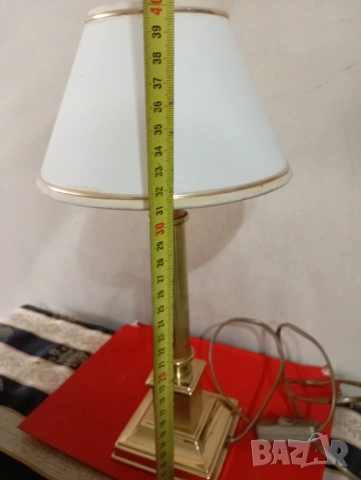 Винтидж настолна лампа, снимка 3 - Настолни лампи - 46155995
