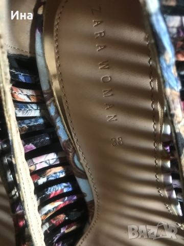 Страхотни обувки на ток Zara woman, снимка 7 - Дамски обувки на ток - 45510316