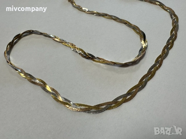 Златно колие 5.20гр.18к.45см., снимка 4 - Колиета, медальони, синджири - 53455252
