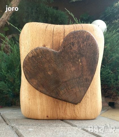 Дървени сърца, снимка 4 - Декорация за дома - 46407298