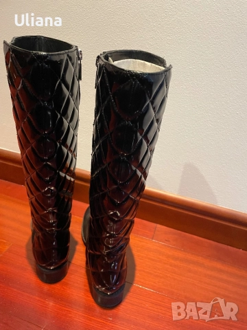 Дамски ботуши Armani кожа, снимка 6 - Дамски ботуши - 51921734