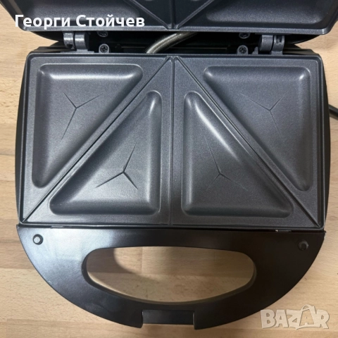 Уред за сандвичи Royal Swiss SLS1057C, 750W, незалепващи плочи, регулирем термостат, снимка 2 - Тостери - 52138591