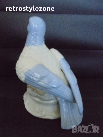 № 8370 Стара порцеланова фигура - птица, снимка 4 - Други ценни предмети - 52433295