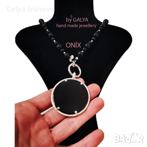 Колие ОНИКС, снимка 2 - Колиета, медальони, синджири - 51688559