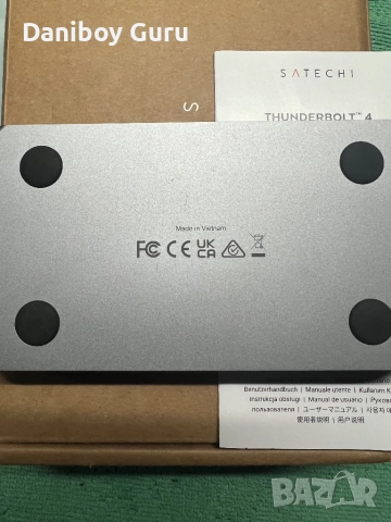 Докинг станция Satechi Thunderbolt 4 Slim Hub Pro за MackBook  , снимка 9 - Други - 52679279
