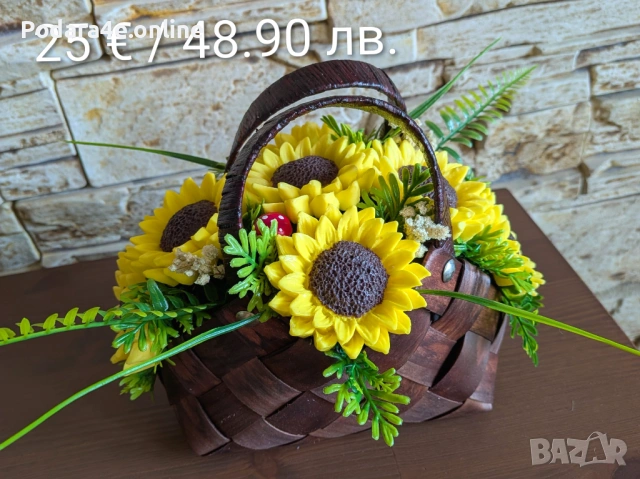 Вечни букети от ароматни сапунени цветя. Подходящ подарък за всеки повод , снимка 2 - Декорация за дома - 53464138