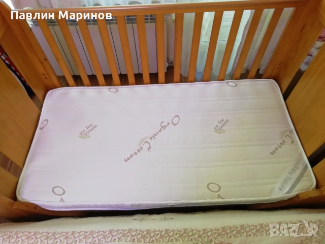 Супер Комплект Бебешко Детско Легло Креватче Tutti Bambini Katie Oak 3 in 1 Масив Ортопедичен Матрак, снимка 15 - Бебешки легла и матраци - 53841738