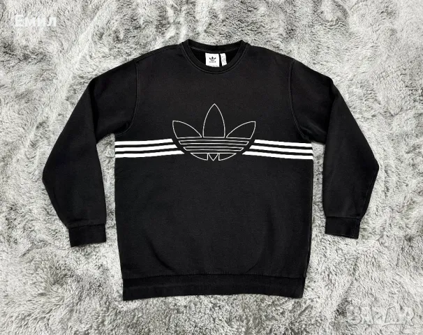 Мъжка блуза Adidas Crew Sweat, Размер L, снимка 2 - Блузи - 47809207