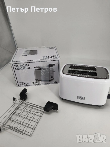 Чисто нов тостер BLACK DECKER TOSTER BXTOA820E