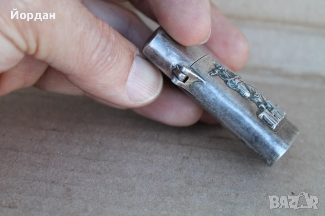 Посребрена запалка , снимка 6 - Запалки - 52367291