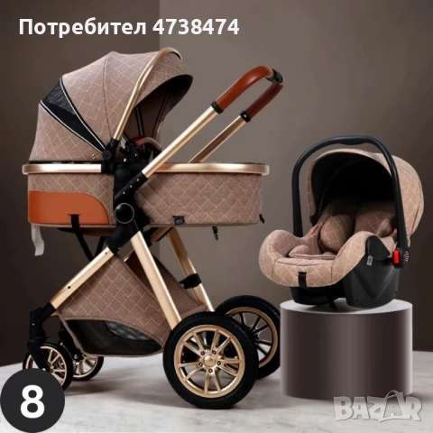 Луксозна Детска/Бебешка Количка 3 в 1 - За Вашия Най-Скъп Дар!, снимка 2 - За бебешки колички - 53483946