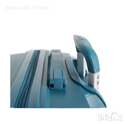 Куфар с колелца Mercado Тrade, 87л., Син, снимка 5 - Куфари - 47662451