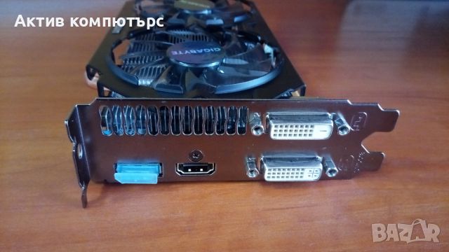 Видеокарта Gigabyte GeForce GTX660 WindForce 2X OC 3072MB GDDR5 192-bit 2xDVI DisplayPort HDMI, снимка 3 - Видеокарти - 45749192