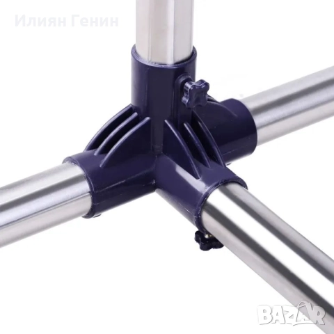 HOMCOM Закачалка за дрехи с колелца, снимка 6 - Закачалки - 52005216