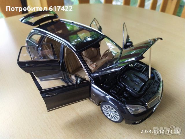 1:18 Метален модел на MERCEDES BENZ - C-CLASS  STATION WAGON, снимка 8 - Колекции - 45697848