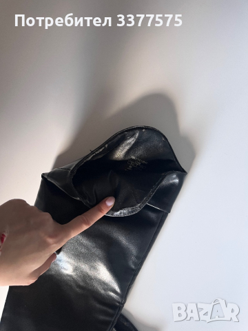 Zara ботуши черни чизми, снимка 3 - Дамски ботуши - 44939465