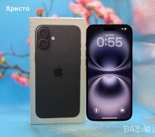 ГАРАНЦИОНЕН!!! Apple iPhone 16 Plus, 128GB, 5G, Black  