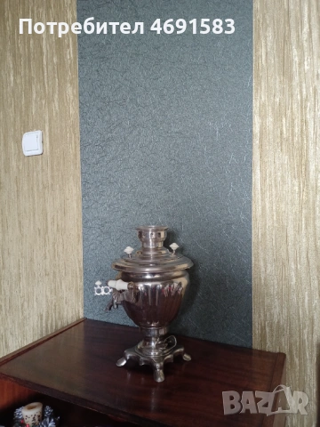 Самовар-меден,СССР, снимка 2 - Прибори за хранене, готвене и сервиране - 53491628