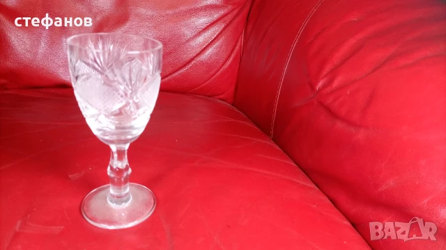 Кристални чаши за ликьор, ракия, 6 бр, ръчна инкрустация, подобни на „Моника”, снимка 8 - Чаши - 50994288