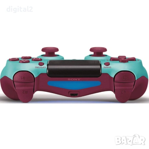Sony DualShock 4 Berry Blue v2, Оригинален , Лимитиран , 2 г гаранция, снимка 8 - PlayStation конзоли - 53627376