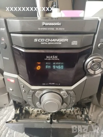 аудиосистема/ресийвър Panasonic с дистанционно 5cd fm aux с колони , снимка 4 - Аудиосистеми - 49446801