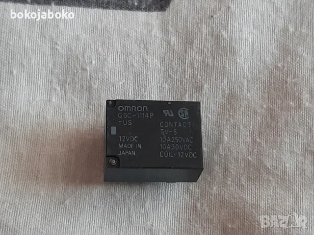 Реле Omron G6C-1114P-US 12VDC, снимка 1 - Резервни части за машини - 47158936