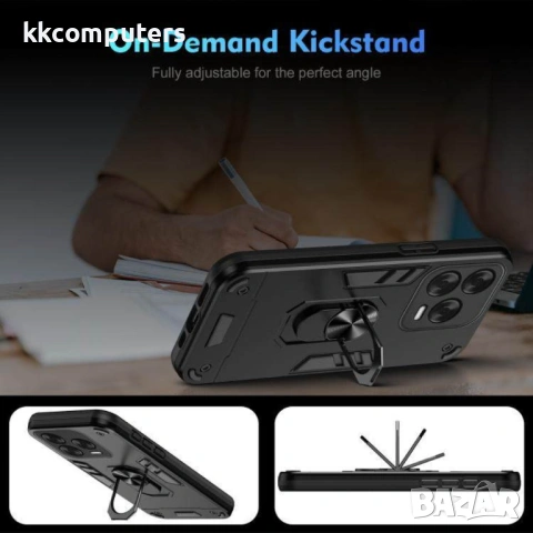 ZTE Blade V70 Vita / V70 Design Удароустойчив Ring Holder Калъф и Протектор, снимка 8 - Калъфи, кейсове - 53043411