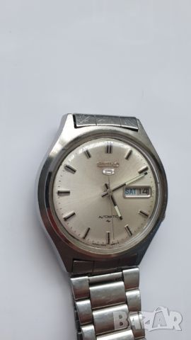 Мъжки часовник Seiko 5 Automatic, снимка 7 - Антикварни и старинни предмети - 45595153