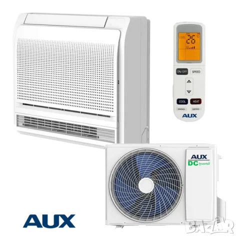 AUX AUCO-H12/4R3B/AL-H12/NDR3HB2(U) – Подов климатик Wi-Fi, 12 000 BTU, Клас A++ с Включен монтаж