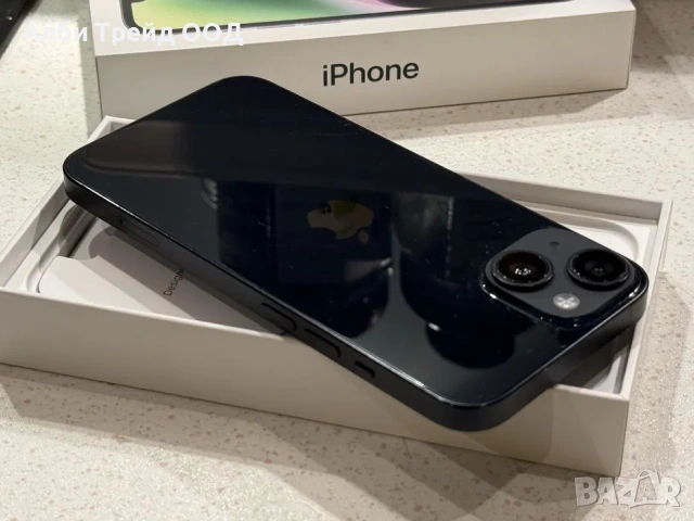 iPhone 14 128GB Black – Перфектен, 100% Батерия!, снимка 2 - Apple iPhone - 53720038