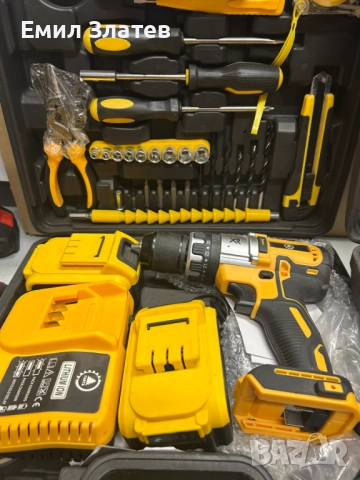 Акумулаторен ударен винтоверт с 2 скорости и 16 скорости Тайга