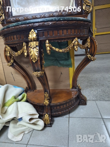 Конзола с огледало внос от Гърция , снимка 10 - Огледала - 52893361