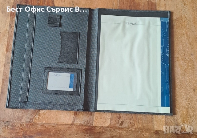 папка луксозна за документи черна Марксман Marksman Размер А4, снимка 3 - Ученически пособия, канцеларски материали - 52350269