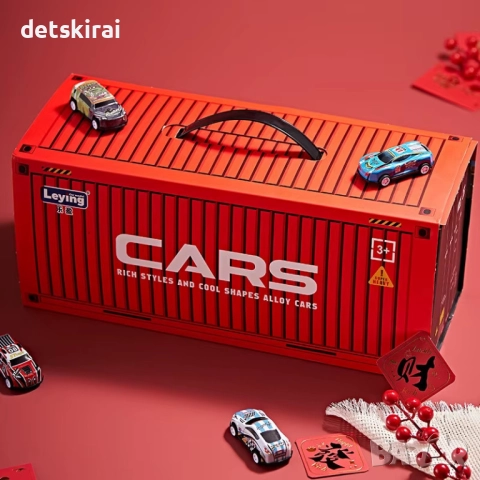 Куфар с 48 коли - контейнер, снимка 11 - Коли, камиони, мотори, писти - 52618703