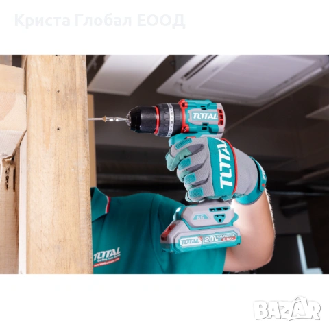 Компактен БЕЗЧЕТКОВ Винтоверт TOTAL Industrial – 66Nm (P20S Series), снимка 2 - Винтоверти - 53753417