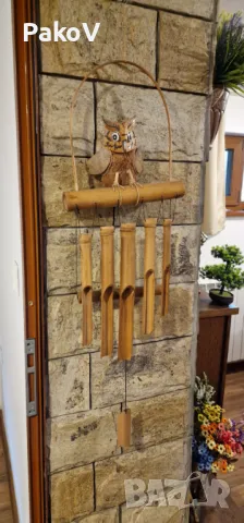  Бамбукова Вятърна Камбанка "Бухал"