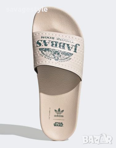 Чехли ADIDAS x Disney Jabba's Throne Room Adilette Slides Beige, снимка 5 - Джапанки - 45760155