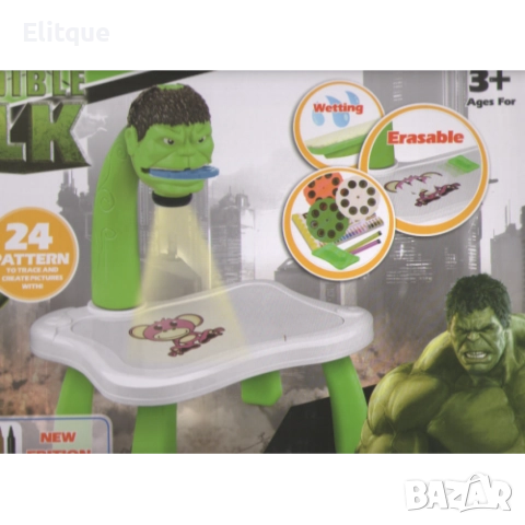 Детска масичка за рисуване с вграден проектор, снимка 9 - Рисуване и оцветяване - 52799370