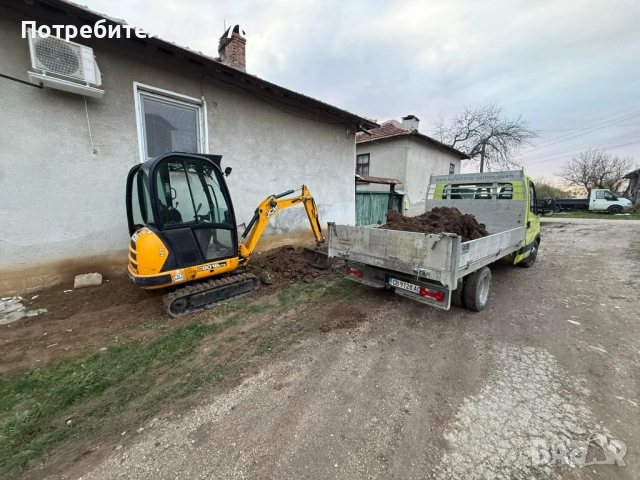 Вишка под наем с оператор, самосвал, багер, бус, валяк, снимка 5 - Транспорт под наем - 52466004