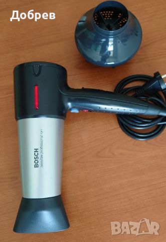 Сешоар Bosch Ion Beautixx Professional с дифузьор, 2000W. 2 скорости и 2 режима. Made in Switzerland, снимка 3 - Сешоари - 45779940