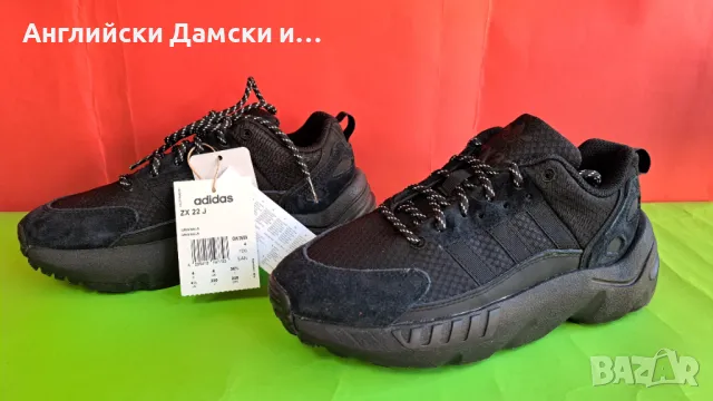 Английски дамски оригинални маратонки Adidas с естествена кожа, снимка 6 - Маратонки - 48725639