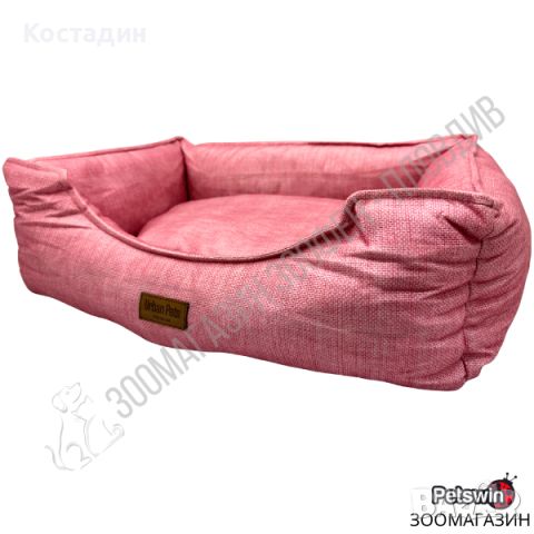 Легло за Домашен Любимец - за Куче/Коте - S, M, L размер - Розова разцветка - Premium - Urban Pets, снимка 1 - За кучета - 46460441