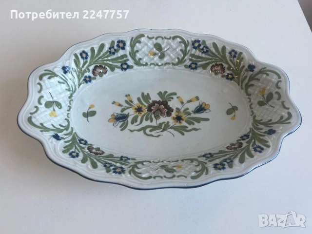 Фруктиера порцелан Nancy, снимка 5 - Антикварни и старинни предмети - 54005678