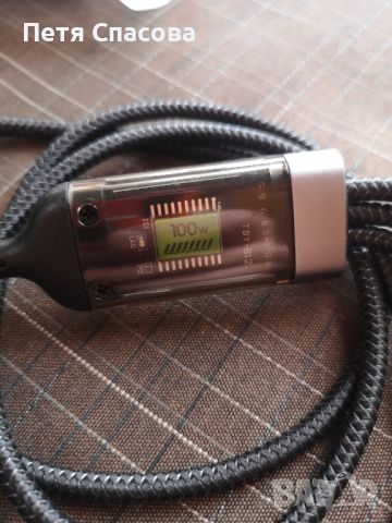 USB Кабел 3 в 1 за бързо зареждане 100W, снимка 6 - USB кабели - 46579096