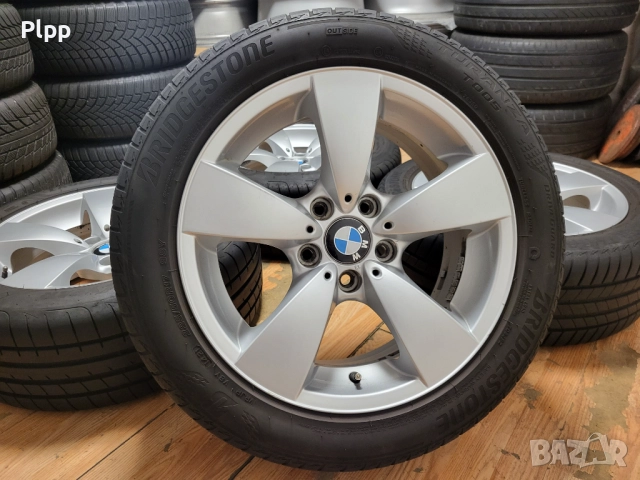Bmw 17" 5x120 с гуми 225/50/17 оригинални джанти , снимка 8 - Гуми и джанти - 52638085