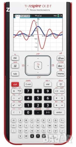 Texas Instruments TI-Nspire CX II-T | цифров калкулатор, E/D/I/NL/P/F, батерия, USB, софтуер, снимка 2 - Друга електроника - 51928384
