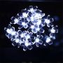 Многоцветни коледни LED лампички с цветя с щепсел, снимка 1 - Лед осветление - 45982177