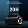 AKONE Преносим Bluetooth външен високоговорител 80W светлини мощен дълбок бас субуфер бумбокс, снимка 3